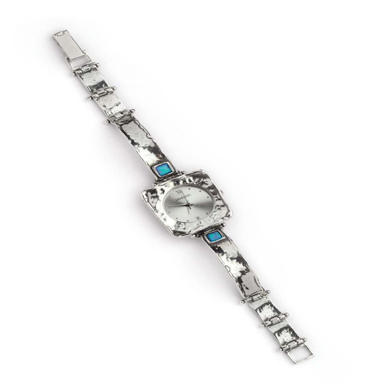 Square Face Silver Watch - The Nancy Smillie Shop - Art, Jewellery & Designer Gifts Glasgow