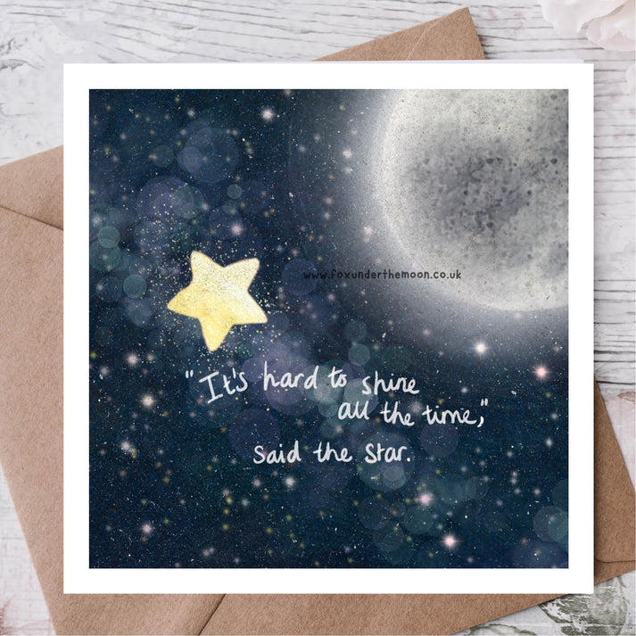 'Star' Card - The Nancy Smillie Shop - Art, Jewellery & Designer Gifts Glasgow