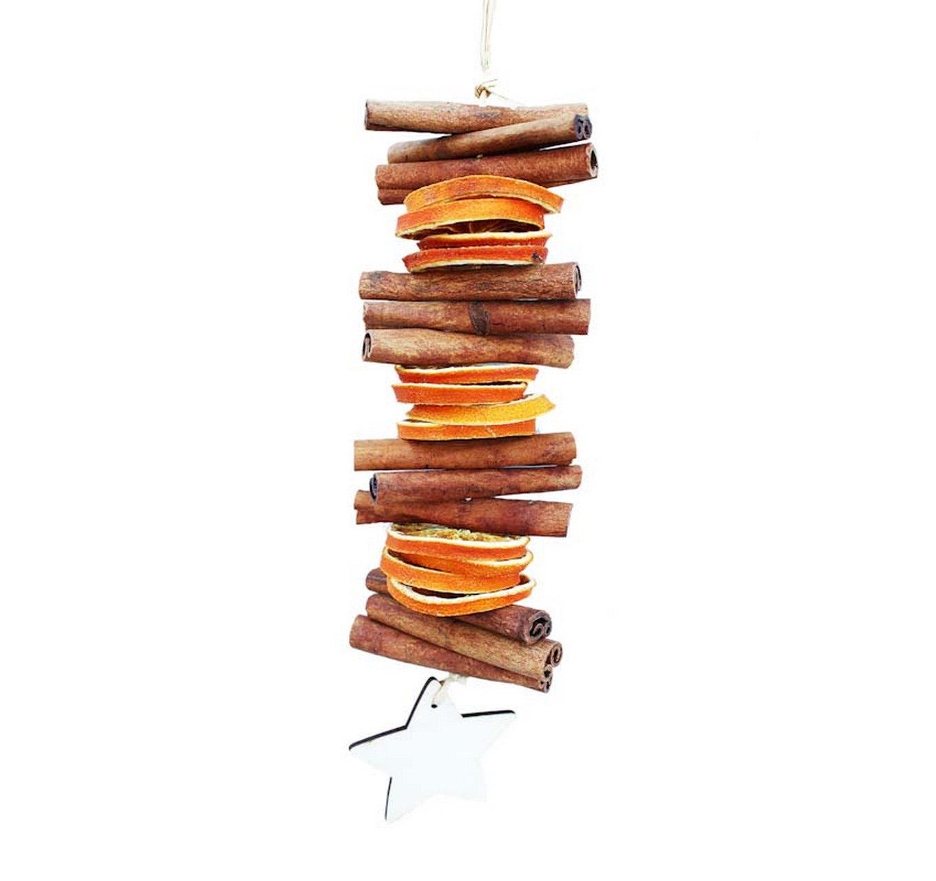 Star Cinnamon And Orange Garland - The Nancy Smillie Shop - Art, Jewellery & Designer Gifts Glasgow