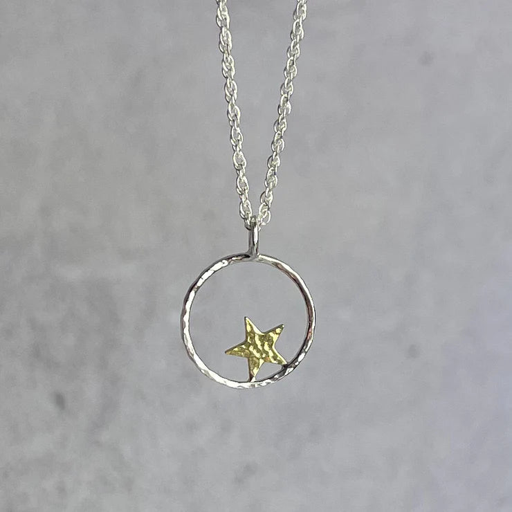 Star Hoop Necklace - The Nancy Smillie Shop - Art, Jewellery & Designer Gifts Glasgow