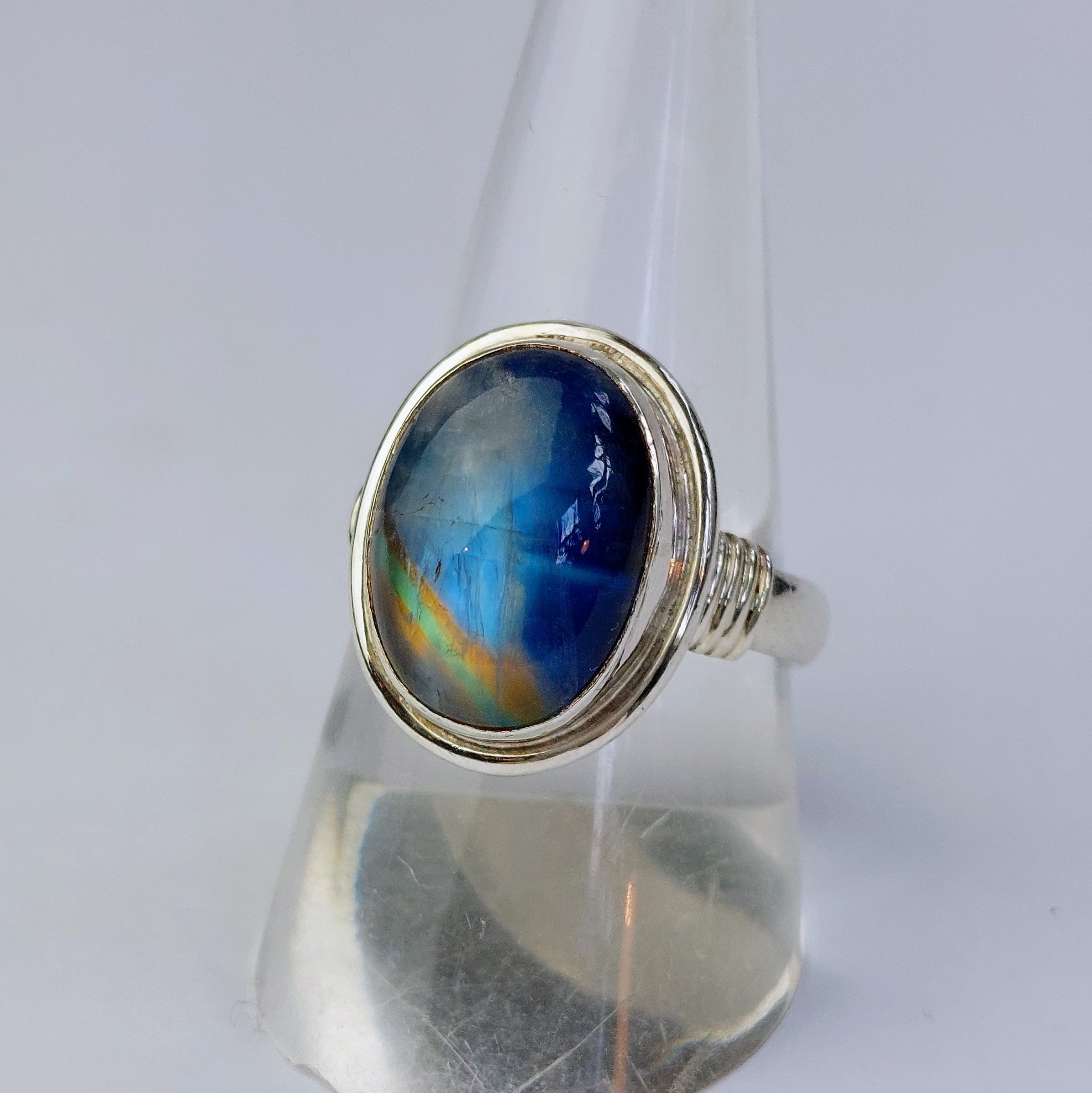 Rainbow Moonstone Ring - The Nancy Smillie Shop - Art, Jewellery & Designer Gifts Glasgow