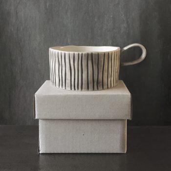 Stripe Tea Light Holder - The Nancy Smillie Shop - Art, Jewellery & Designer Gifts Glasgow