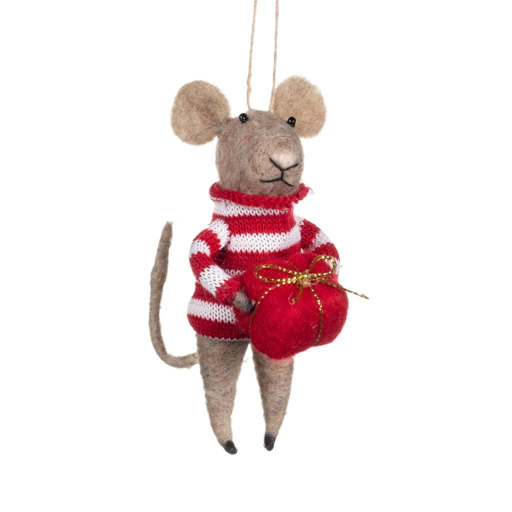 Striped Jumper Mouse - The Nancy Smillie Shop - Art, Jewellery & Designer Gifts Glasgow