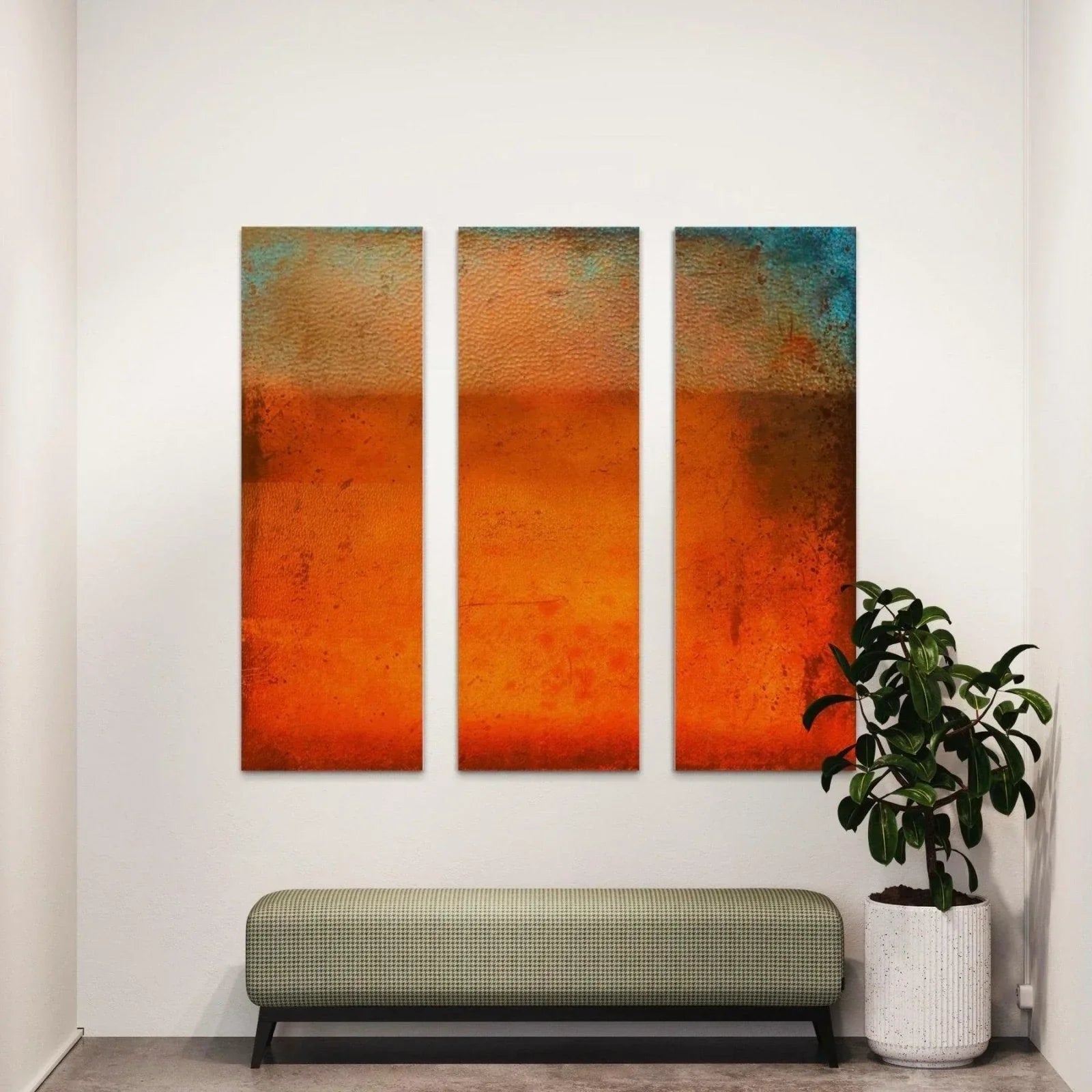 Sunset Horizon Triptych | Statement Interior Wall Art from Scotland - All Prints