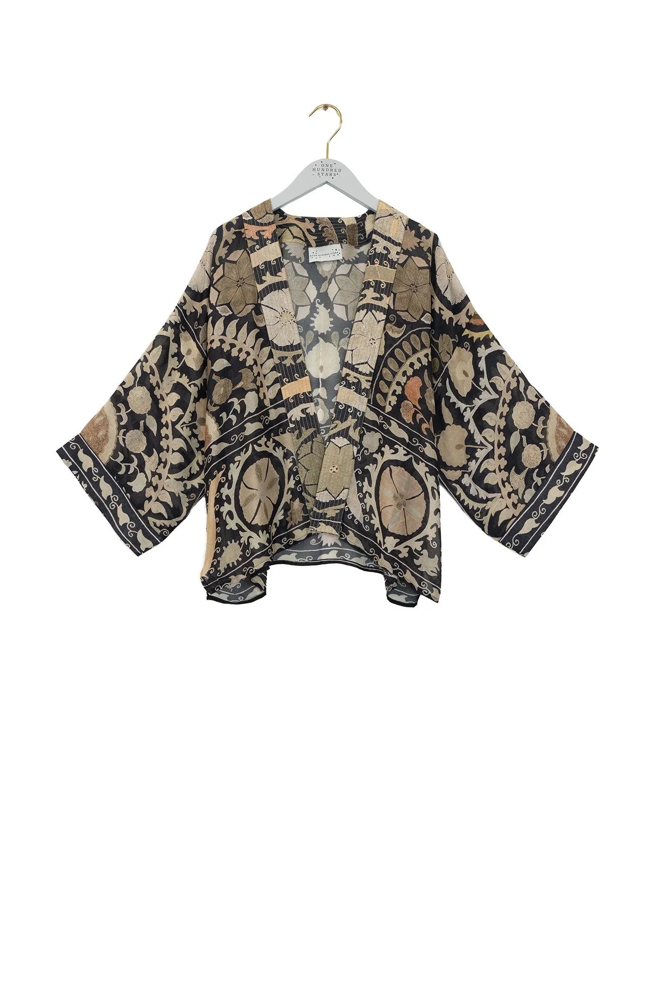 Susani Charcoal Kimono - Clothing - Scotland