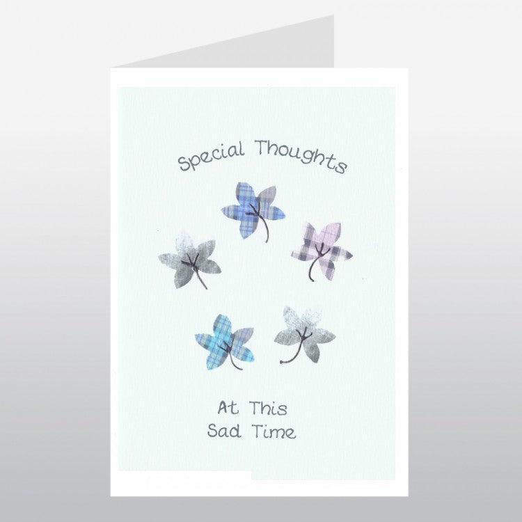 Sympathy Small Leaves Card - The Nancy Smillie Shop - Art, Jewellery & Designer Gifts Glasgow