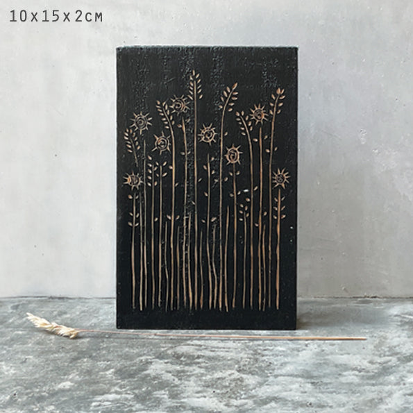 Tall Daisies Wooden Block - All House & Home - Scotland