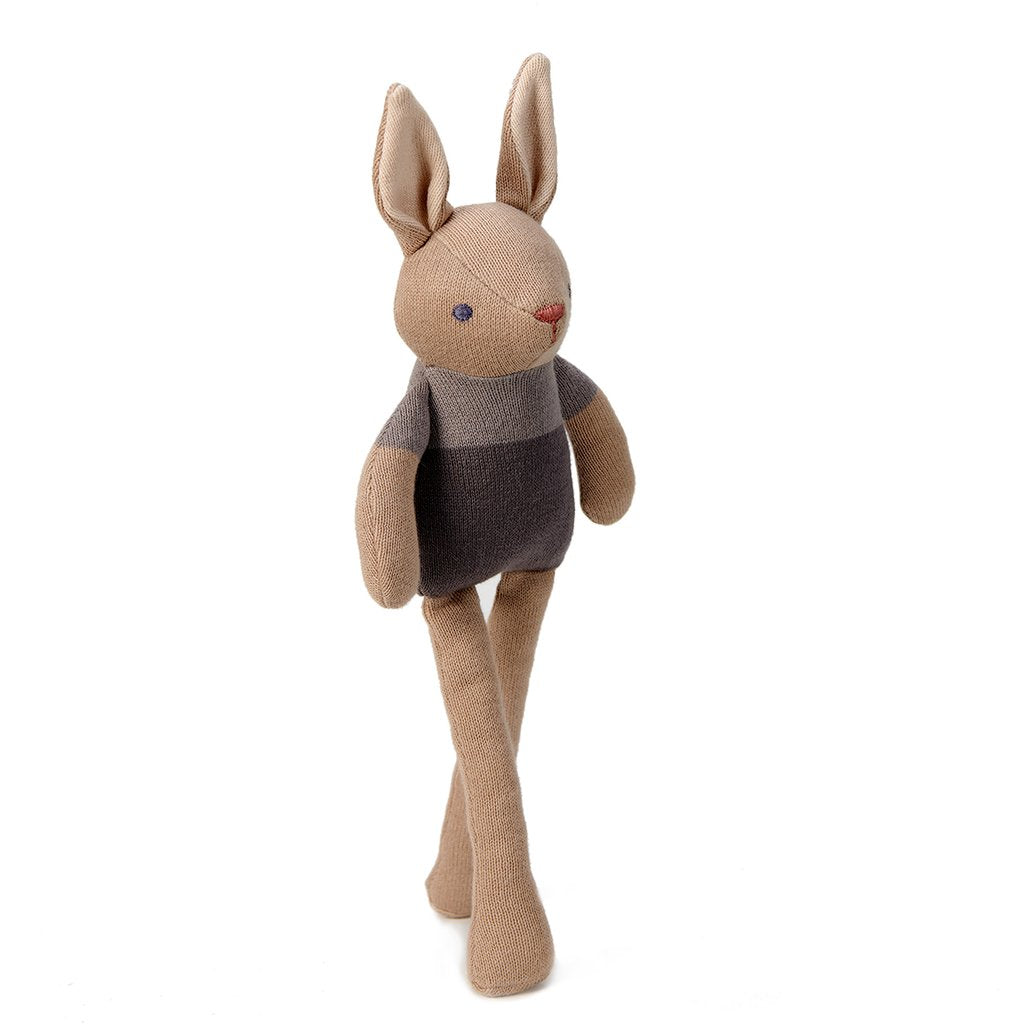 Taupe Bunny Doll - The Nancy Smillie Shop - Art, Jewellery & Designer Gifts Glasgow