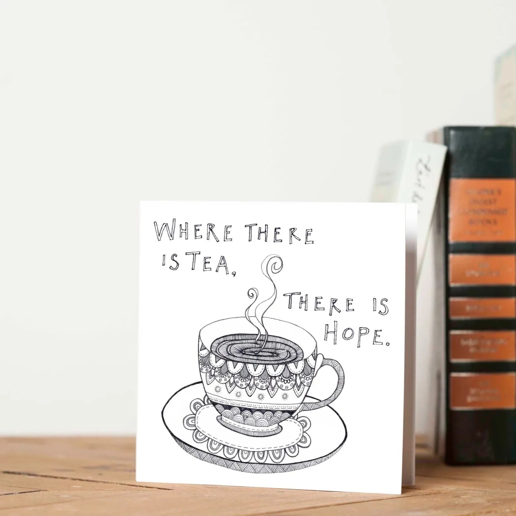Tea & Hope Card - The Nancy Smillie Shop - Art, Jewellery & Designer Gifts Glasgow