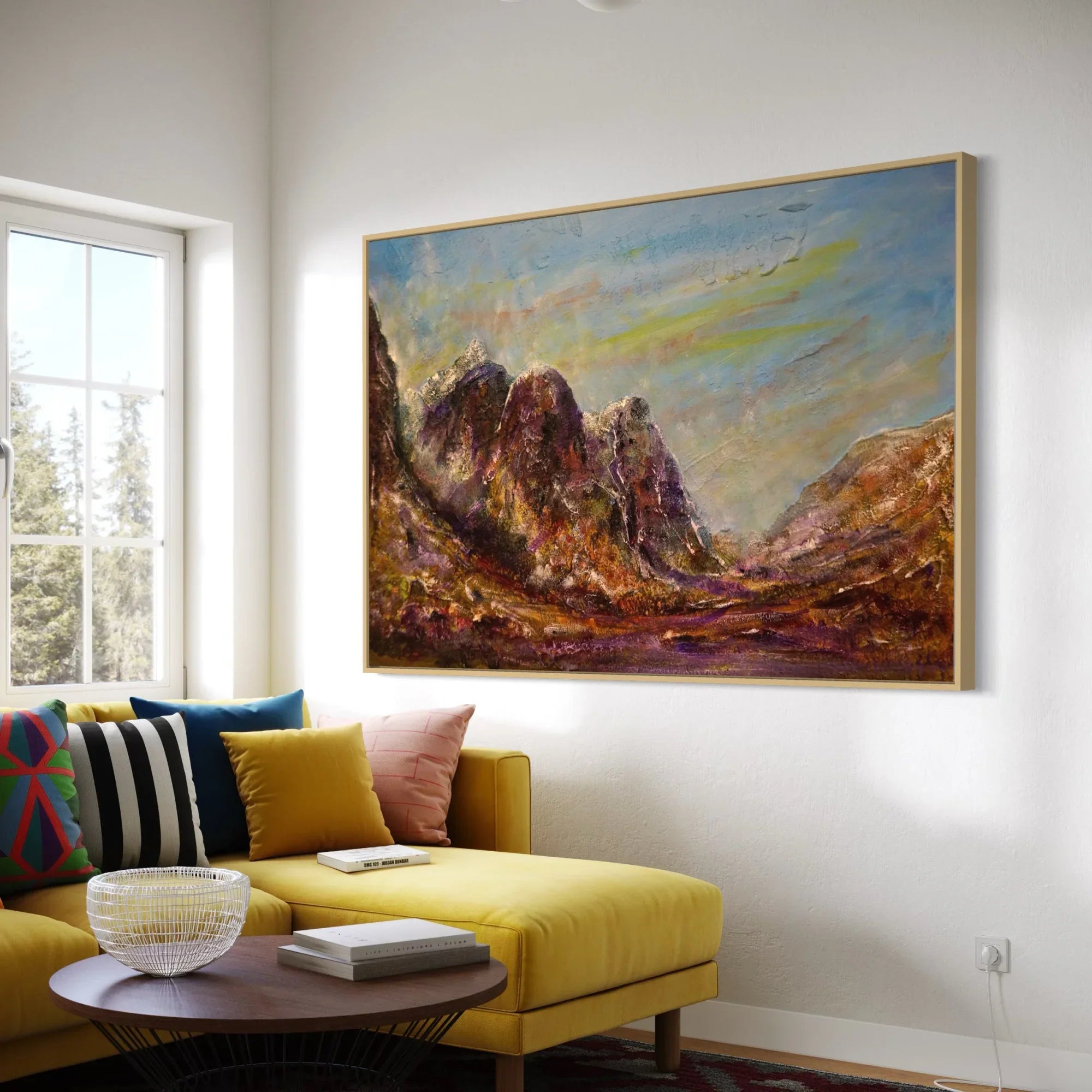 The Three Sisters of Glencoe  | Statement Interior Wall Art from Scotland