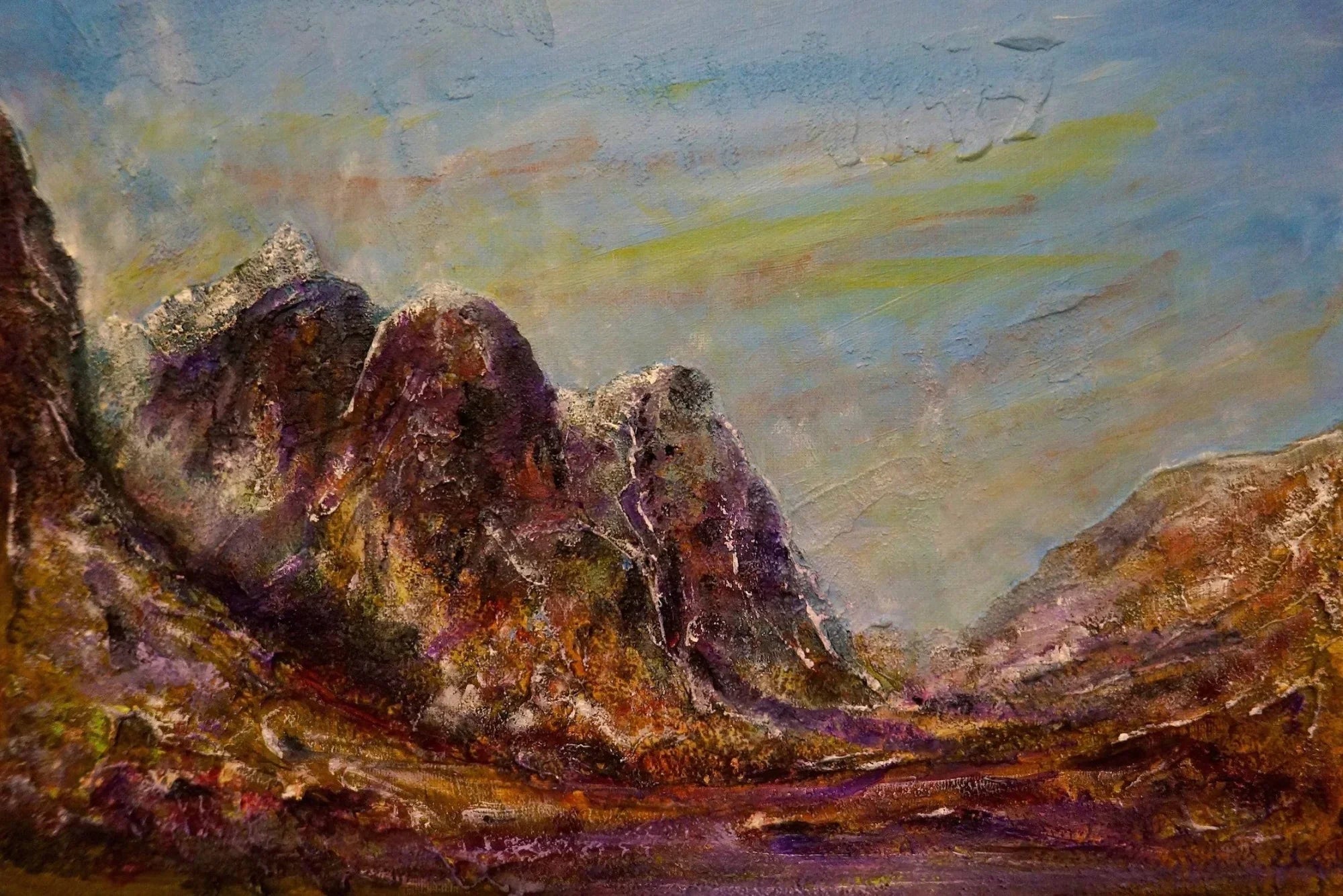 The Three Sisters of Glencoe  | Statement Interior Wall Art from Scotland