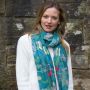 Teal Tiger Scarf
