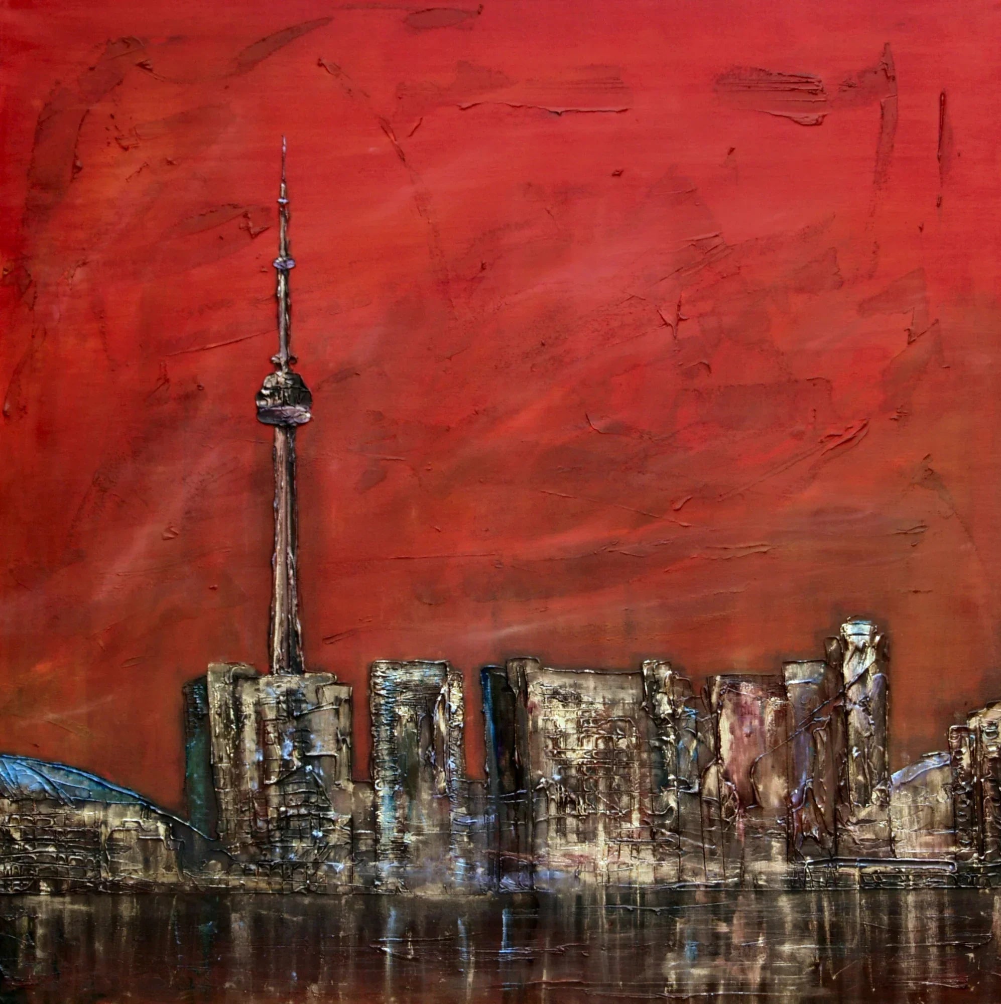 Toronto Sunset  | Statement Interior Wall Art from Scotland