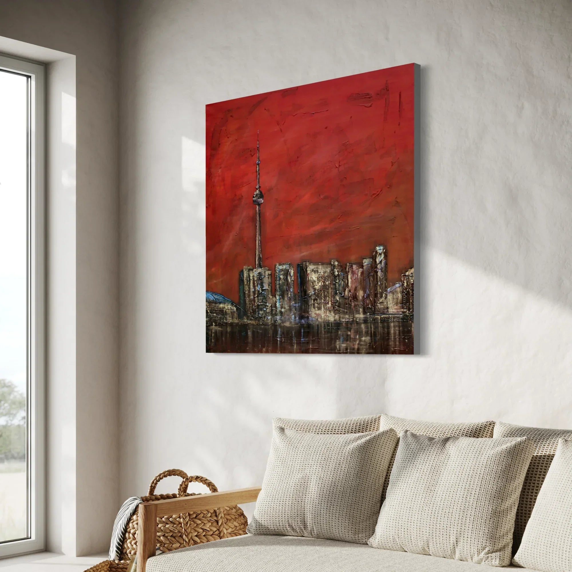 Toronto Sunset  | Statement Interior Wall Art from Scotland