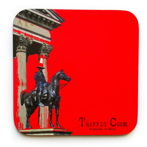 Traffic Cone Coaster - The Nancy Smillie Shop - Art, Jewellery & Designer Gifts Glasgow