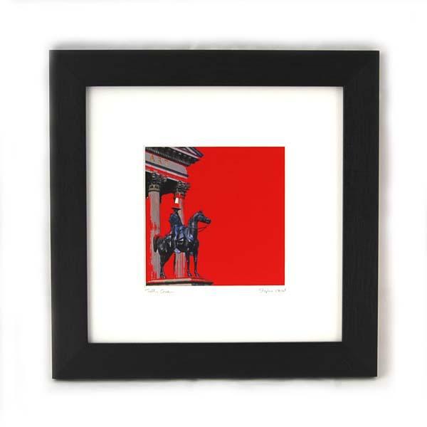 Traffic Cone Framed Print - The Nancy Smillie Shop - Art, Jewellery & Designer Gifts Glasgow
