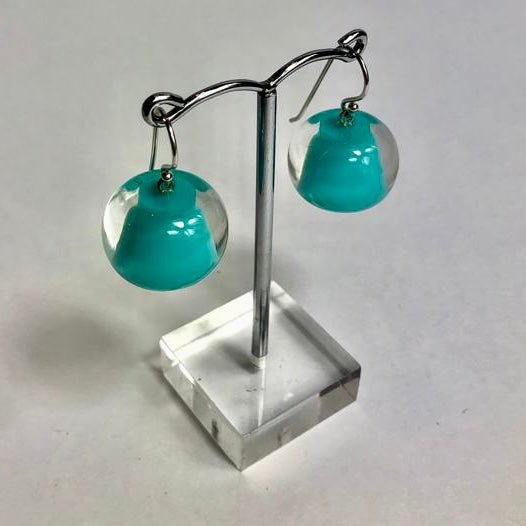 Turq Vive Earrings - The Nancy Smillie Shop - Art, Jewellery & Designer Gifts Glasgow