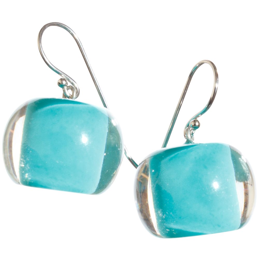 Turq Vive Earrings - The Nancy Smillie Shop - Art, Jewellery & Designer Gifts Glasgow