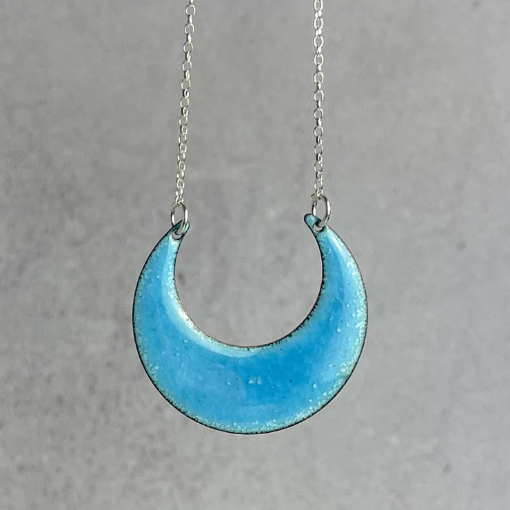 Turquoise Crescent Necklace - The Nancy Smillie Shop - Art, Jewellery & Designer Gifts Glasgow