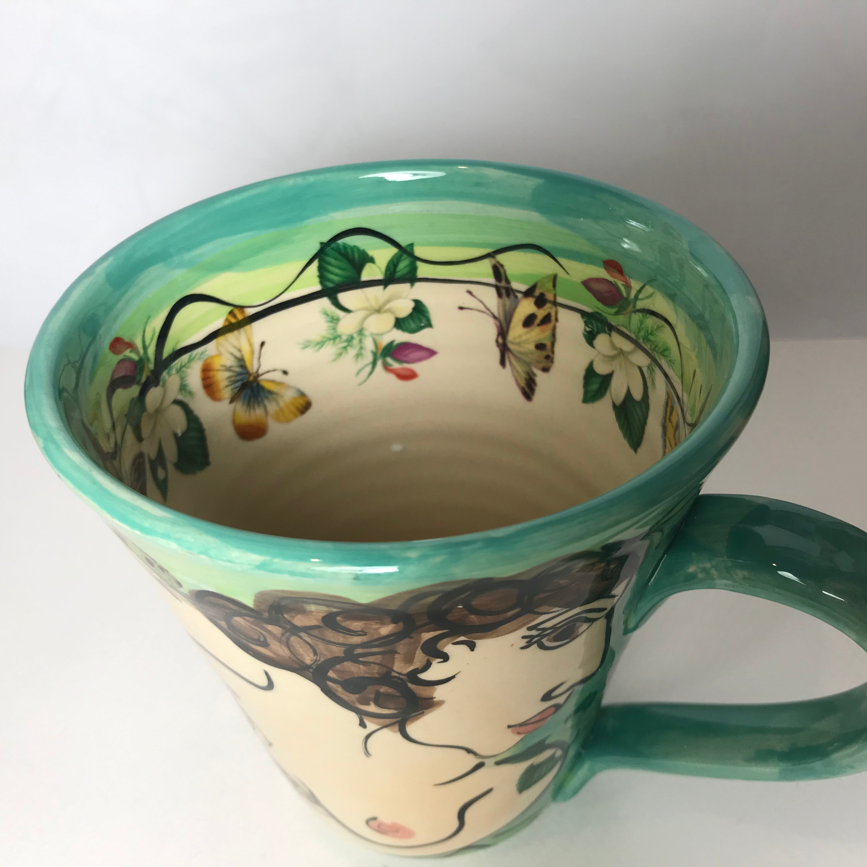 Turquoise Mug - The Nancy Smillie Shop - Art, Jewellery & Designer Gifts Glasgow