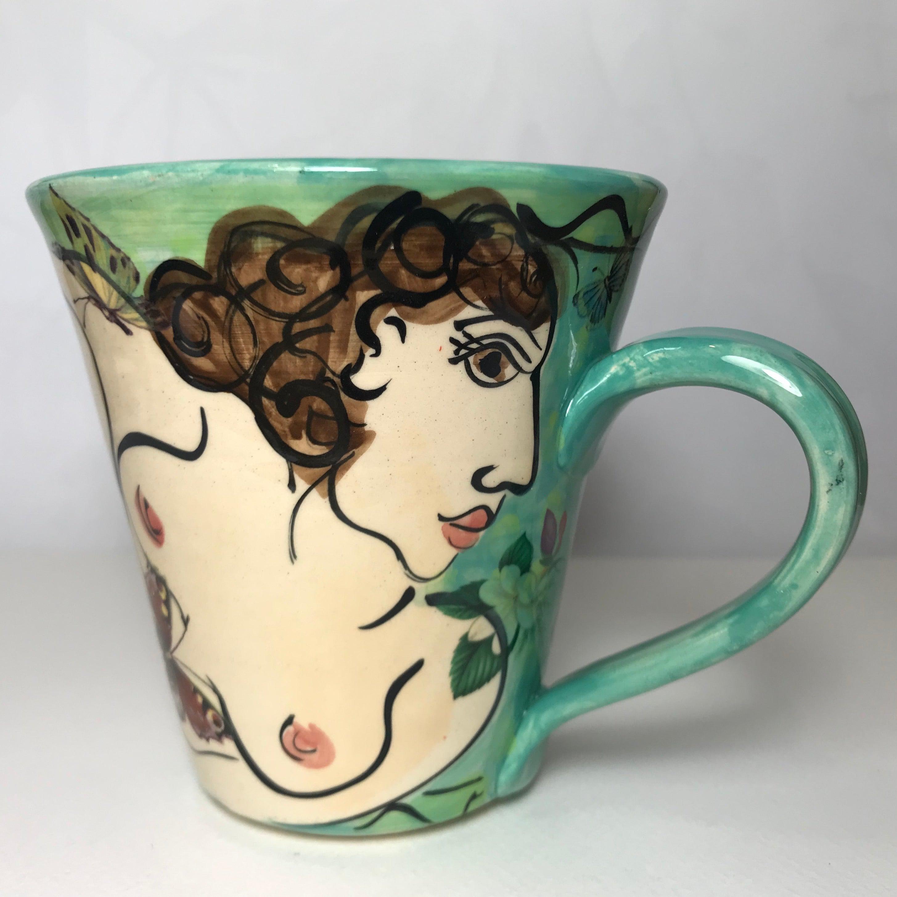 Turquoise Mug - The Nancy Smillie Shop - Art, Jewellery & Designer Gifts Glasgow