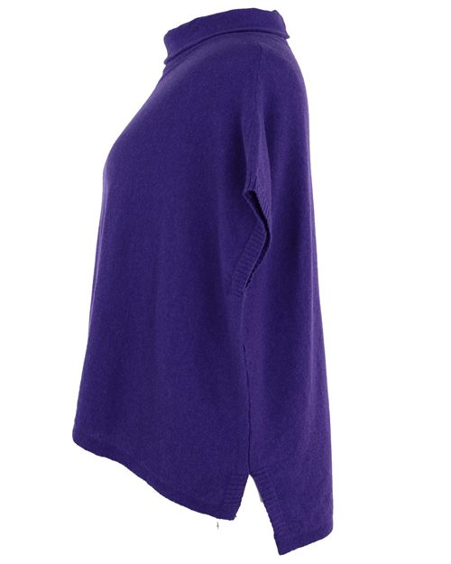 Ultraviolet Cashmere Blend Tunic - The Nancy Smillie Shop - Art, Jewellery & Designer Gifts Glasgow