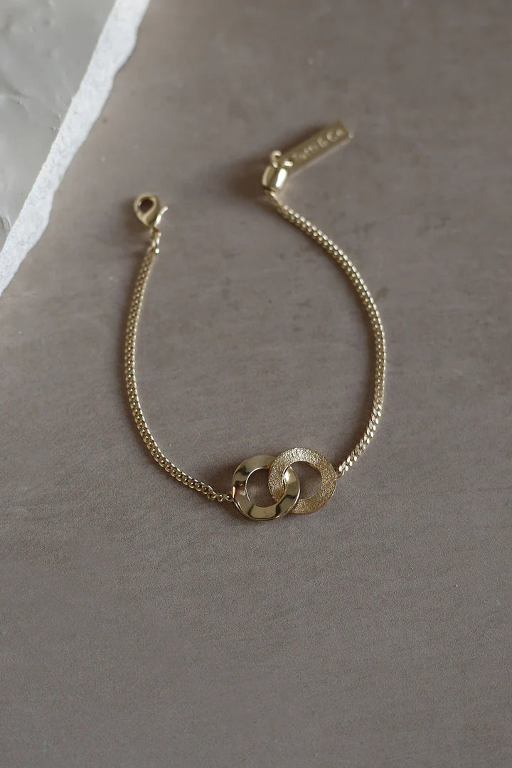 Unity Bracelet Gold - The Nancy Smillie Shop - Art, Jewellery & Designer Gifts Glasgow