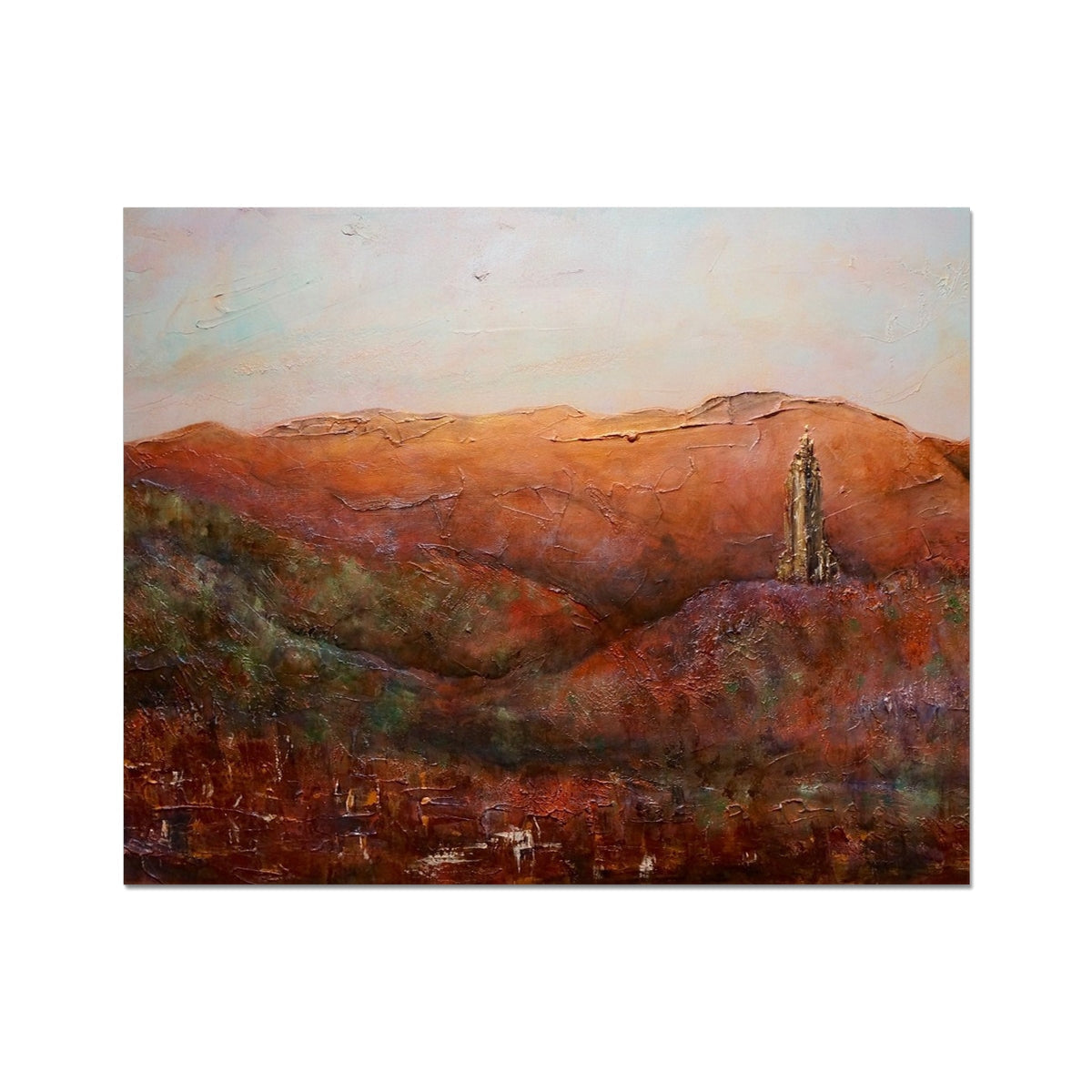 The Wallace Monument From Stirling Castle Artist Proof Collector Print