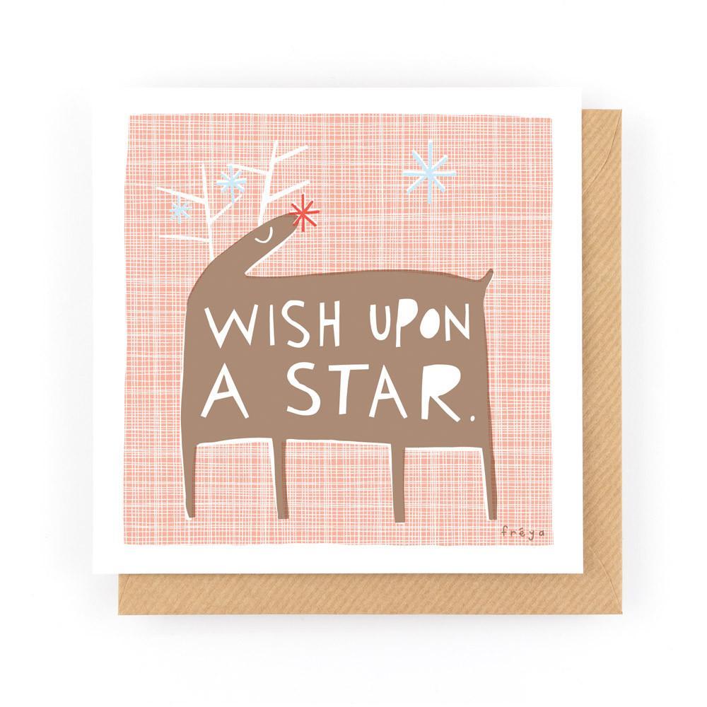 was 2.75 Wish Upon A Star Card - The Nancy Smillie Shop - Art, Jewellery & Designer Gifts Glasgow