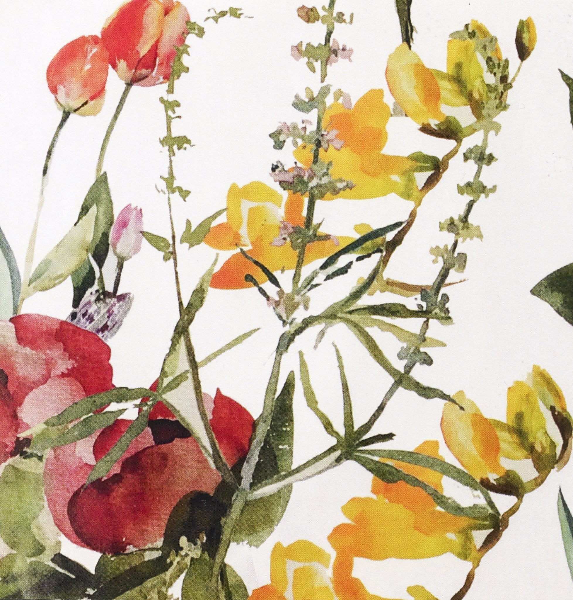 Watercolour Flowers Card pack of 4 - The Nancy Smillie Shop - Art, Jewellery & Designer Gifts Glasgow