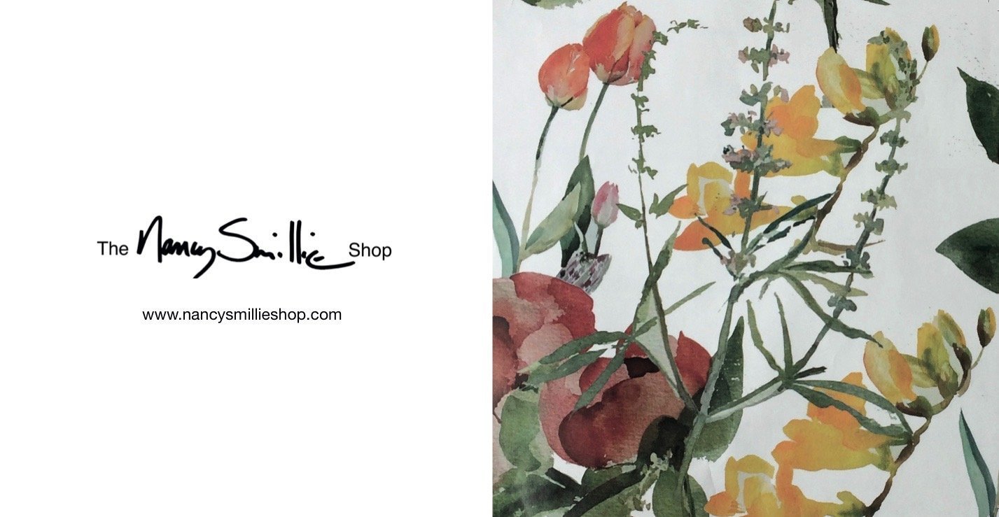 Watercolour Flowers Card Pack of 4 (Light) - The Nancy Smillie Shop - Art, Jewellery & Designer Gifts Glasgow