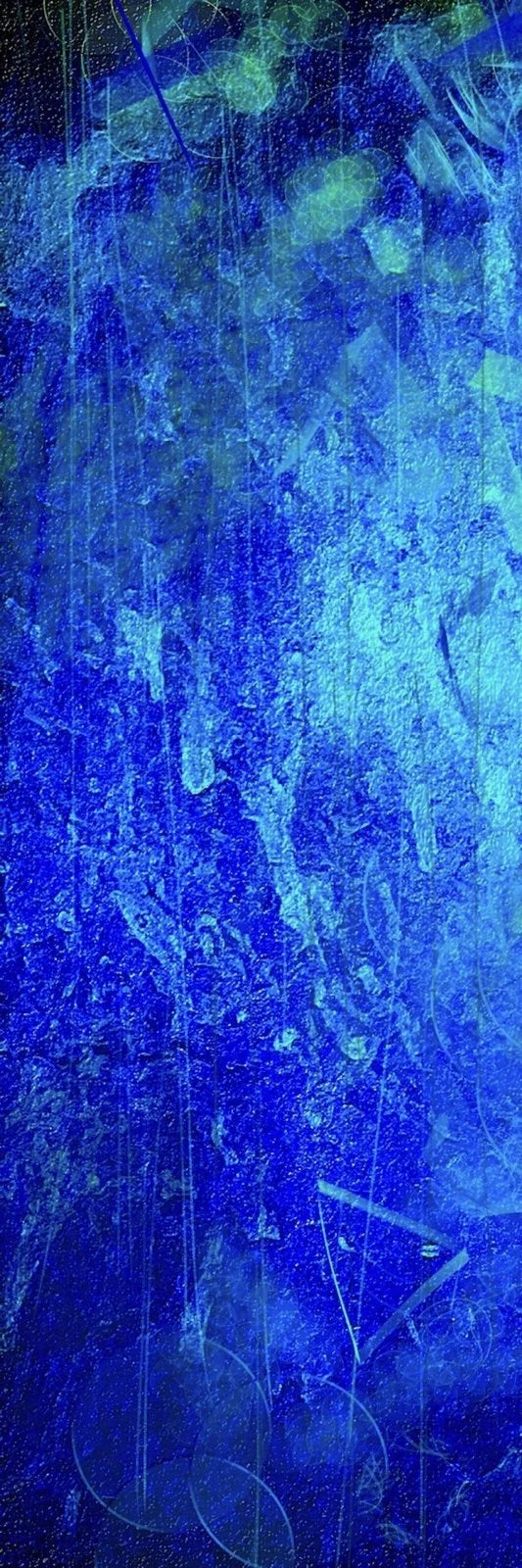 Waterfall Abstract Triptych  | Statement Interior Wall Art from Scotland