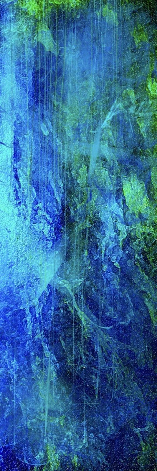 Waterfall Abstract Triptych  | Statement Interior Wall Art from Scotland