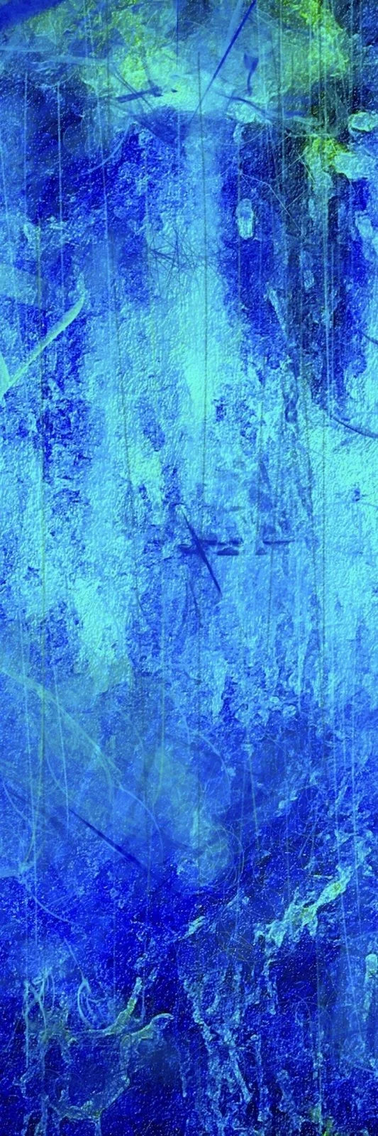 Waterfall Abstract Triptych  | Statement Interior Wall Art from Scotland