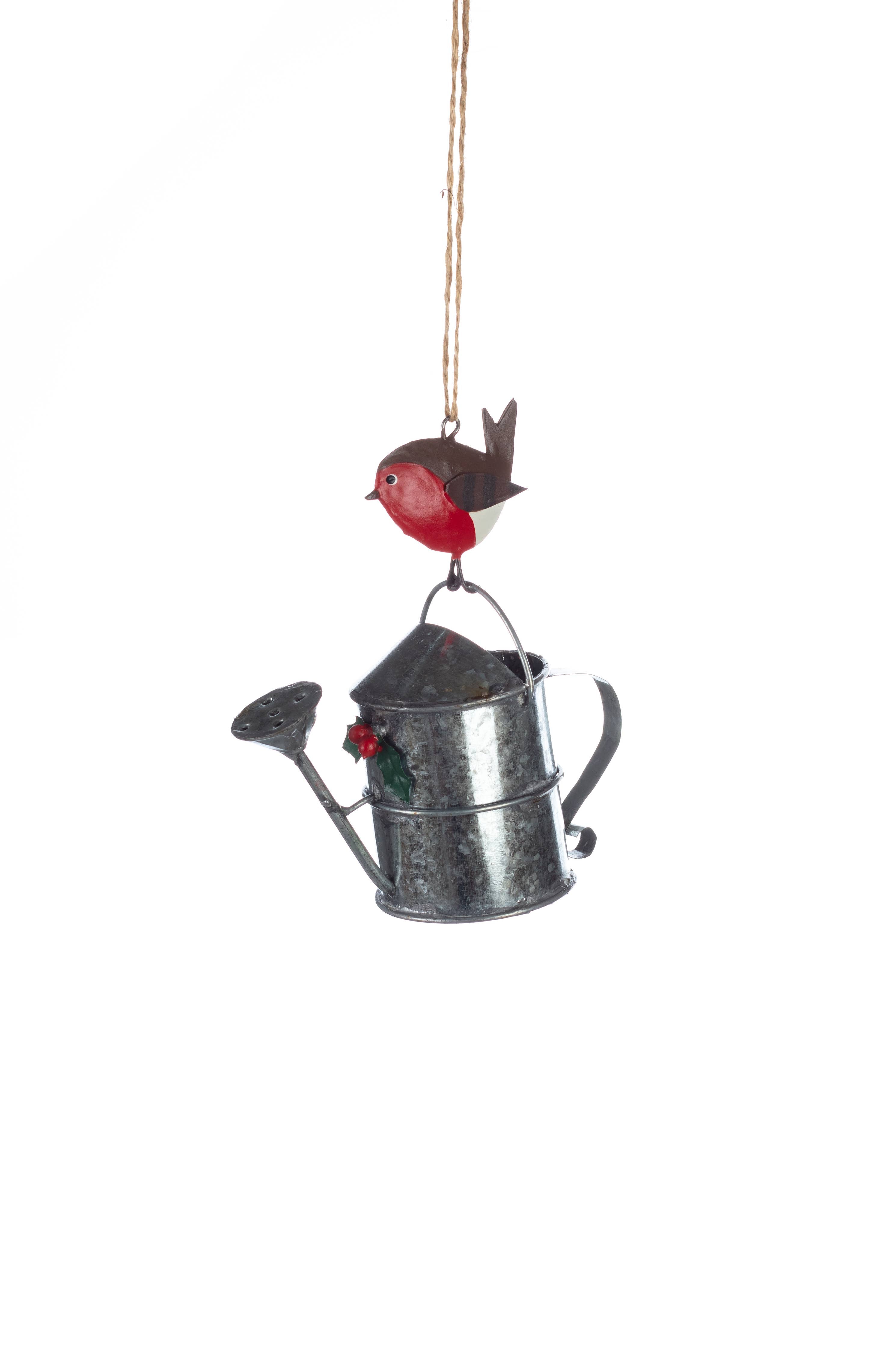 Watering Can with Robin - Gifts Under £10 - Scotland