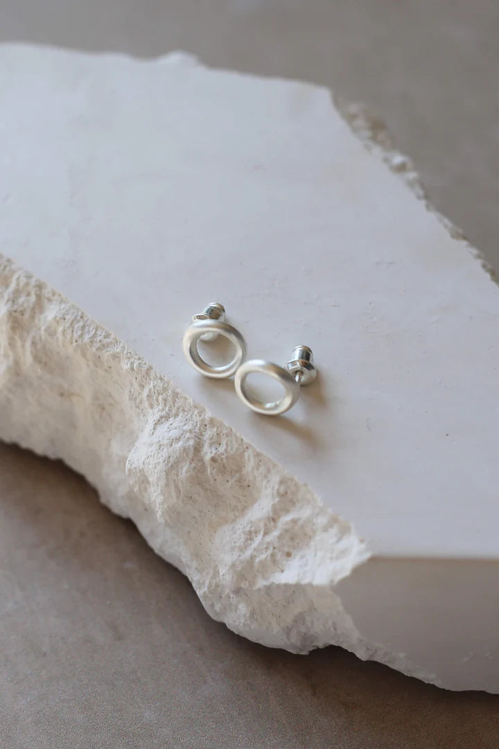 Wave Earrings Silver - The Nancy Smillie Shop - Art, Jewellery & Designer Gifts Glasgow