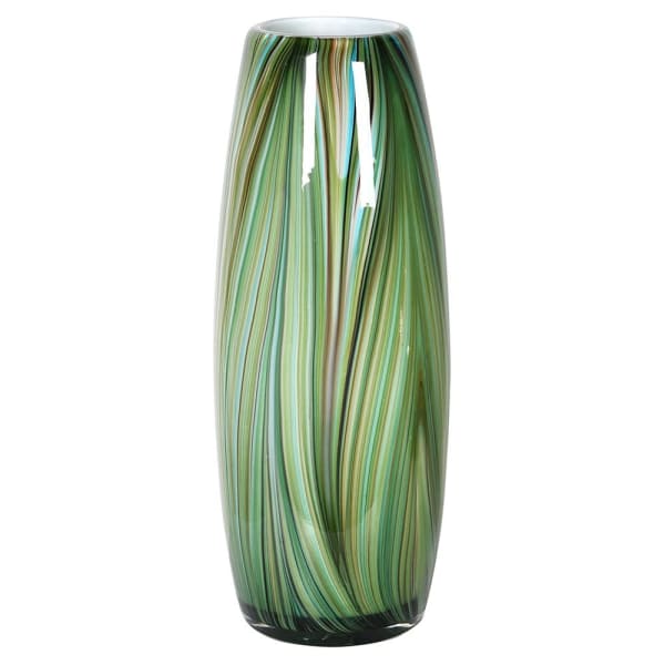 Waves Of Green Tall Vase - The Nancy Smillie Shop - Art, Jewellery & Designer Gifts Glasgow