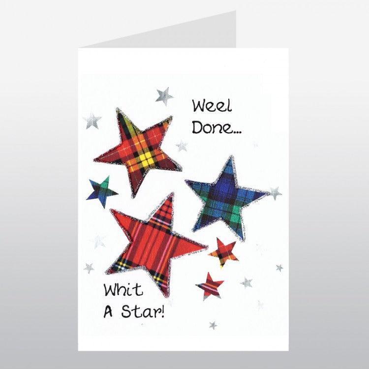 Weel Done Congrats Card - The Nancy Smillie Shop - Art, Jewellery & Designer Gifts Glasgow