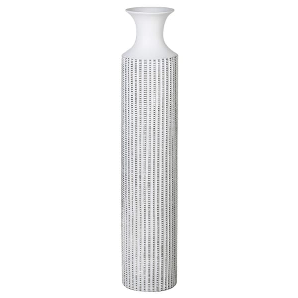 White Washed Stripes Vase - The Nancy Smillie Shop - Art, Jewellery & Designer Gifts Glasgow
