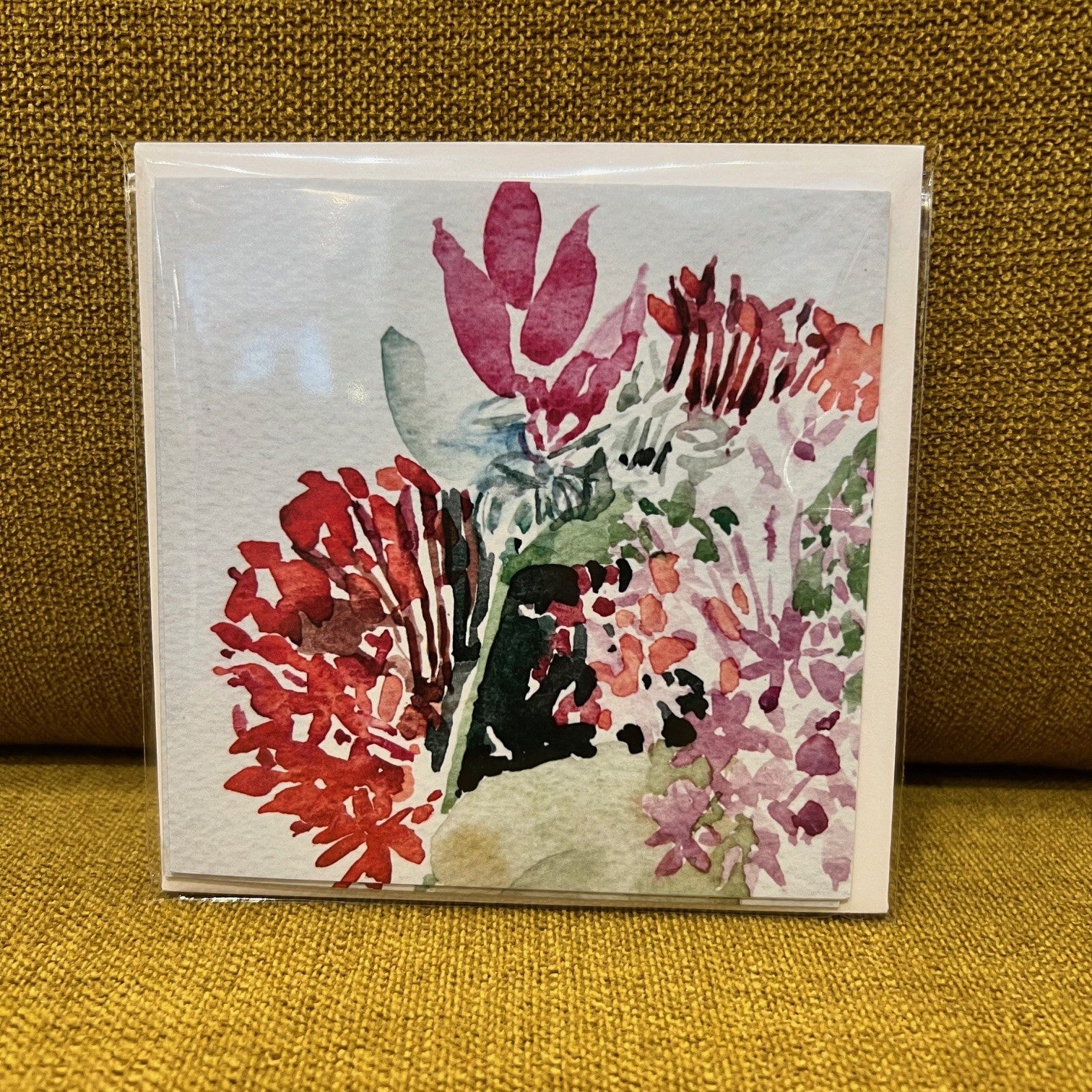 Wild Flowers Pack of 4 Cards - All our cards! - we can send them for you. - Scotland