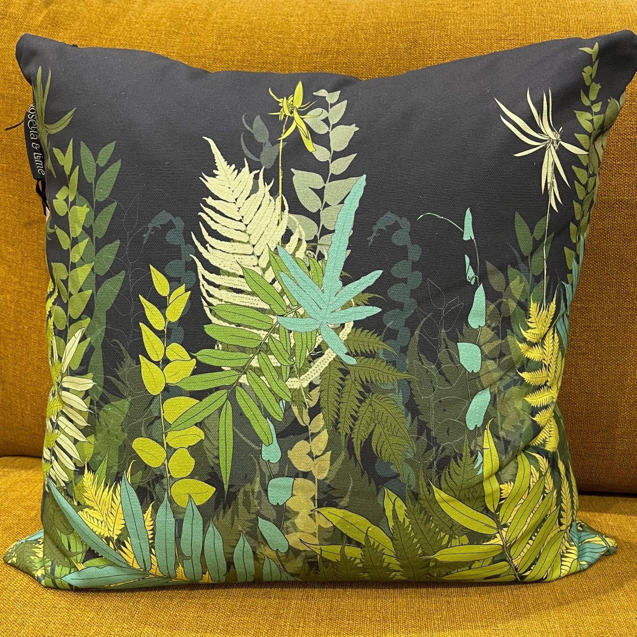 Winter Trailing Fern Cushion - The Nancy Smillie Shop - Art, Jewellery & Designer Gifts Glasgow