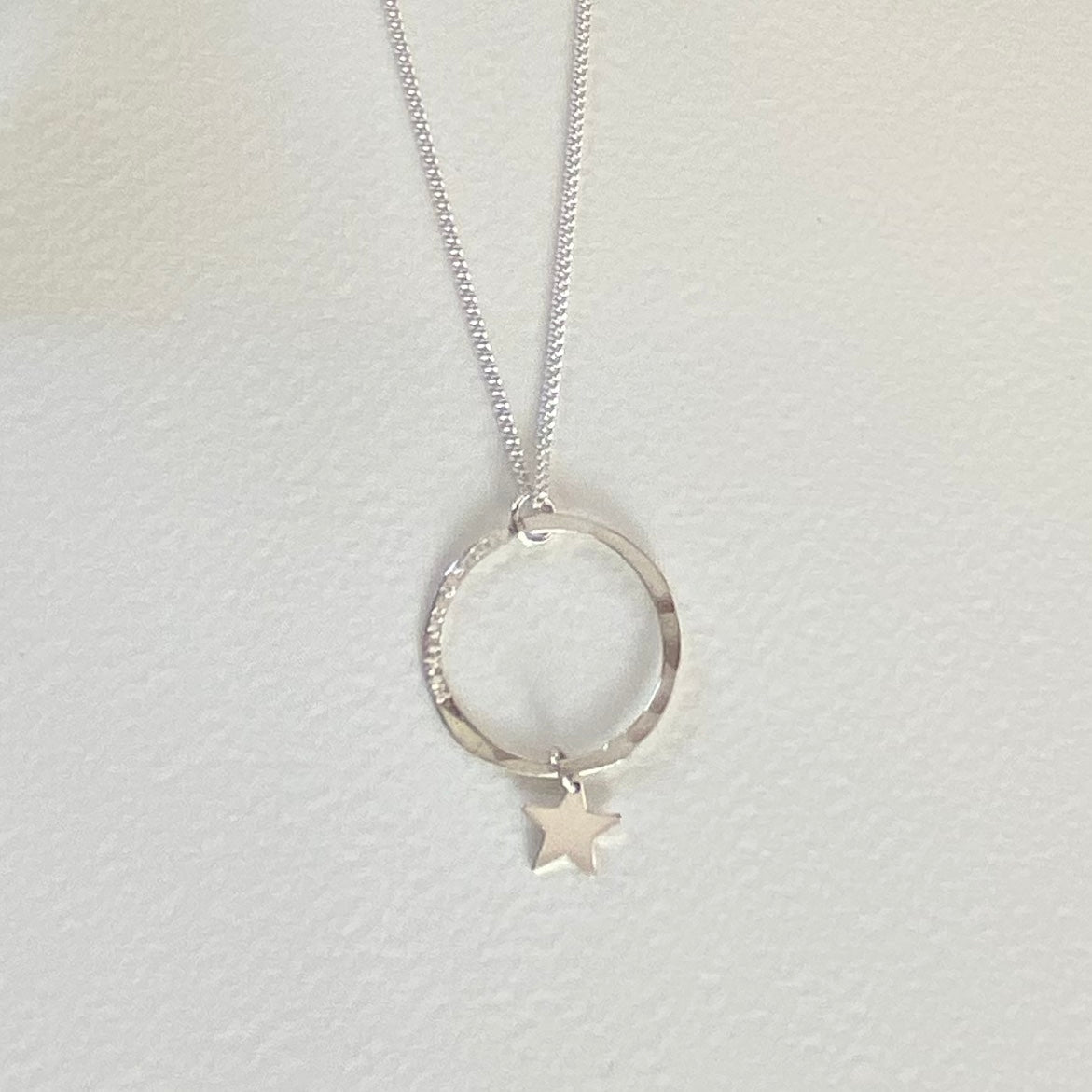Wish On A Star Hoop Necklace - The Nancy Smillie Shop - Art, Jewellery & Designer Gifts Glasgow
