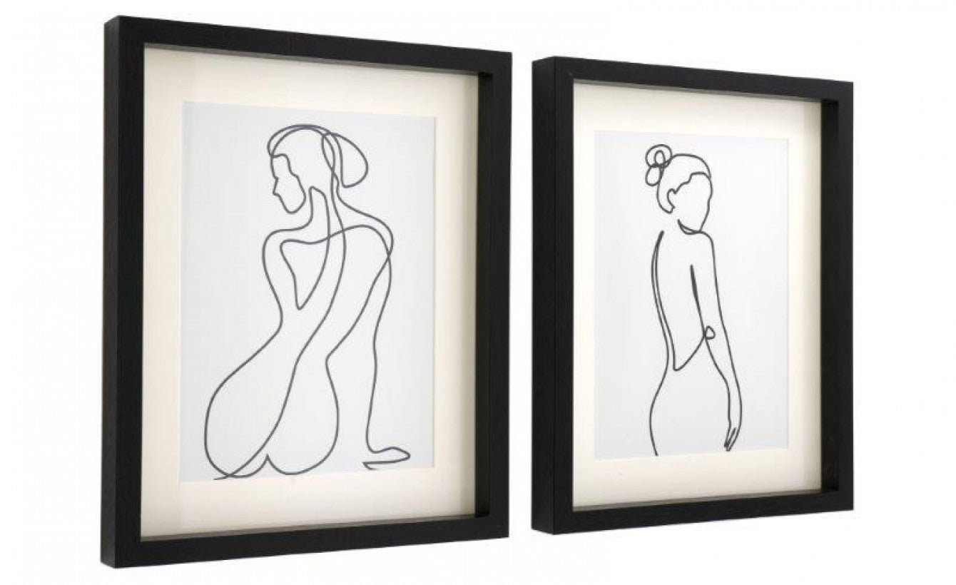 Woman In Frame Print - The Nancy Smillie Shop - Art, Jewellery & Designer Gifts Glasgow