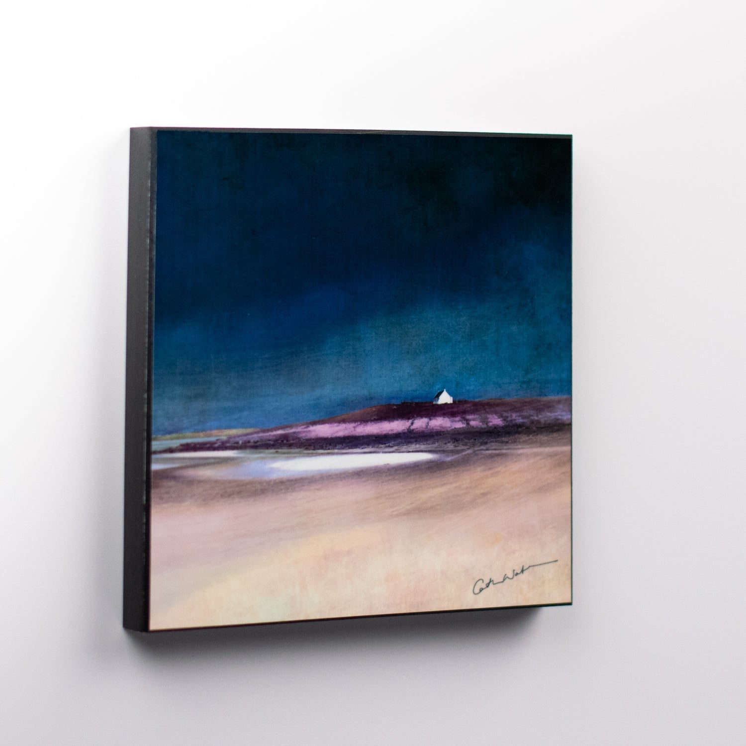 Wood Block Print Uist Machair - The Nancy Smillie Shop - Art, Jewellery & Designer Gifts Glasgow