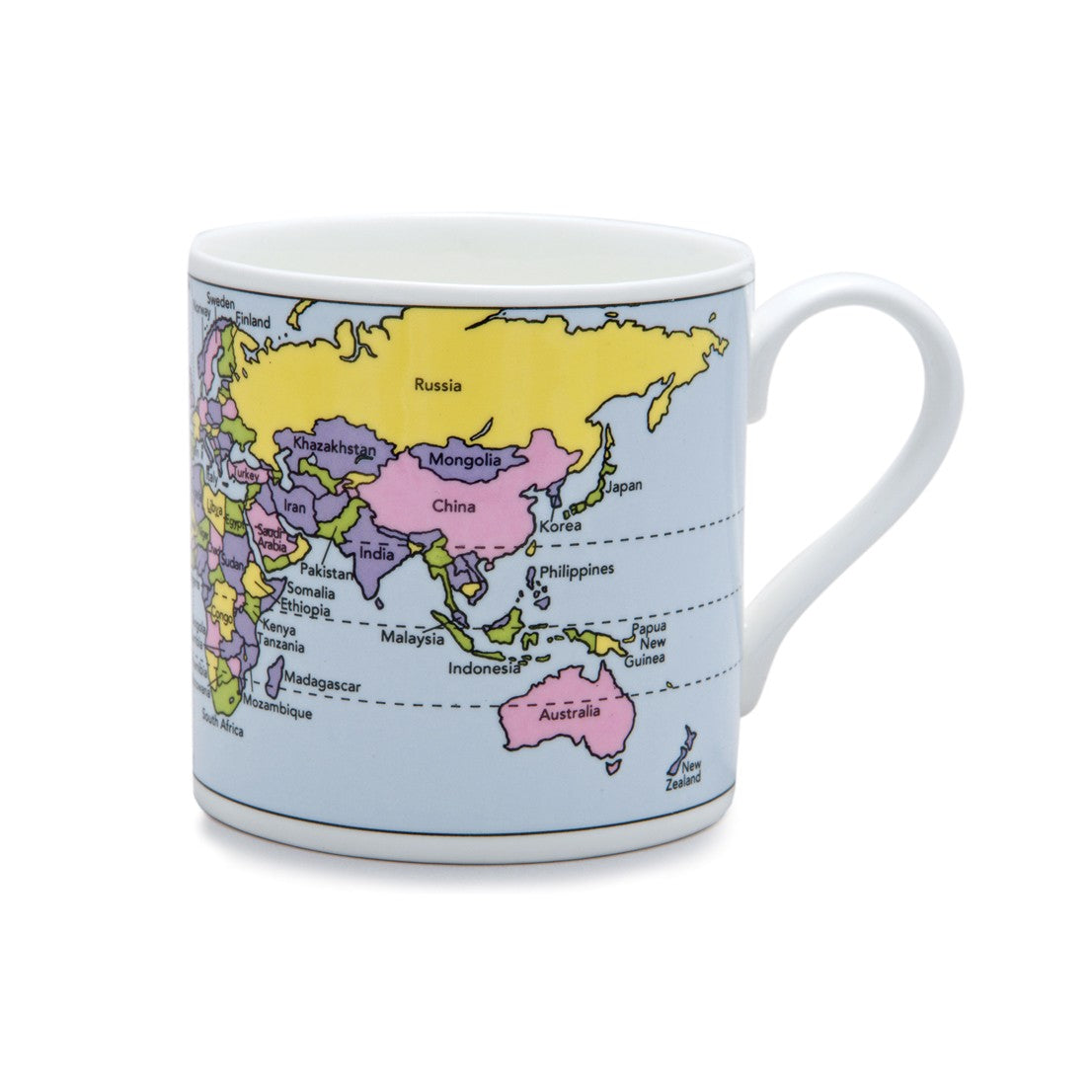 World Map Mug - The Nancy Smillie Shop - Art, Jewellery & Designer Gifts Glasgow