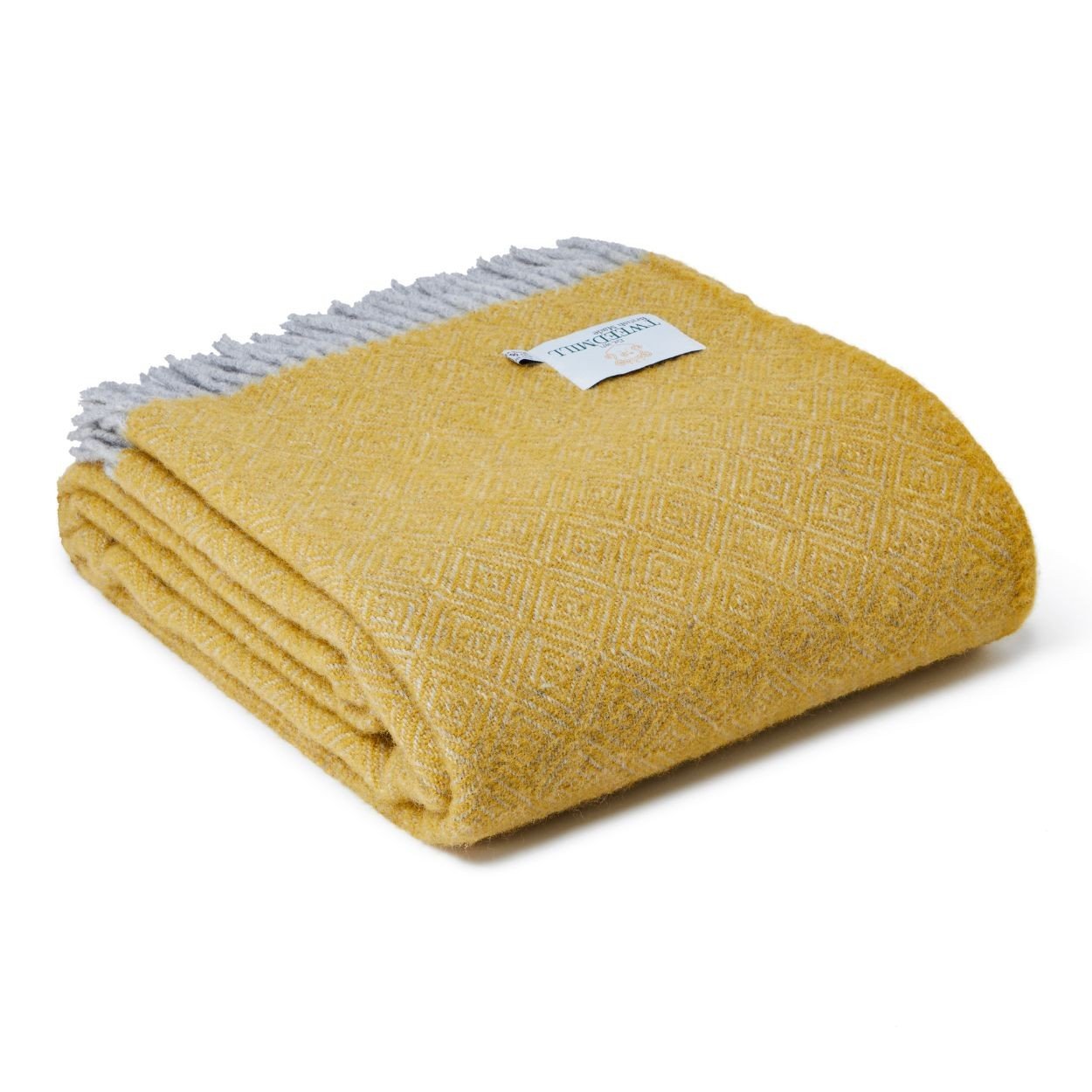 Yellow Geo Throw - The Nancy Smillie Shop - Art, Jewellery & Designer Gifts Glasgow